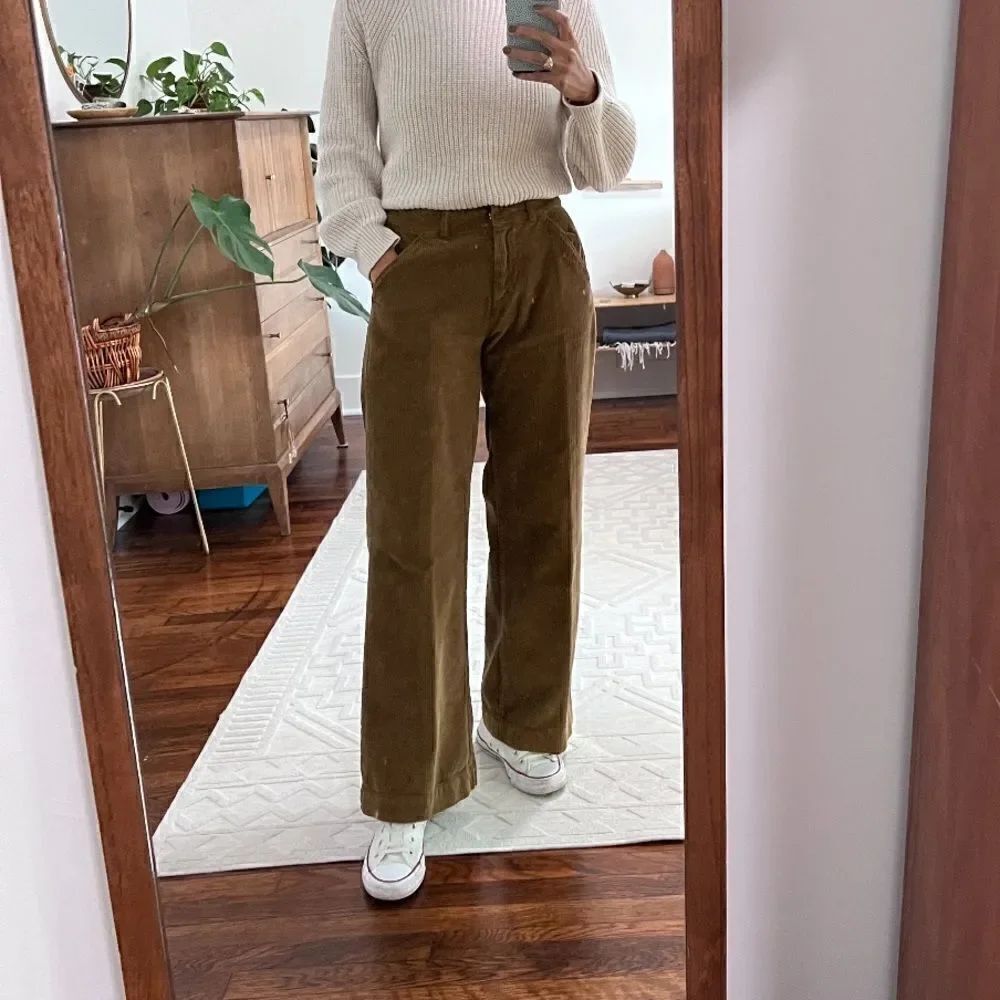 Poetry Wide Leg Cord Trousers